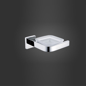 Wall Mounted Soap Dish for Bathroom & Kitchen Chrome