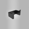 China Factory Double SUS 304 Stainless Steel Robe Clothes Hook for Bath Kitchen Garage Heavy Duty Wall Mounted in Black Finish