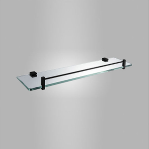 Functional Stainless Steel Bathroom Shower Glass Shelf 