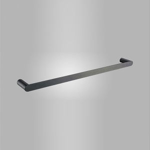MATTE BLACK FINISHED 304 STAINLESS STEEL BATHROOM ACCESSORIES SINGLE TOWEL BAR